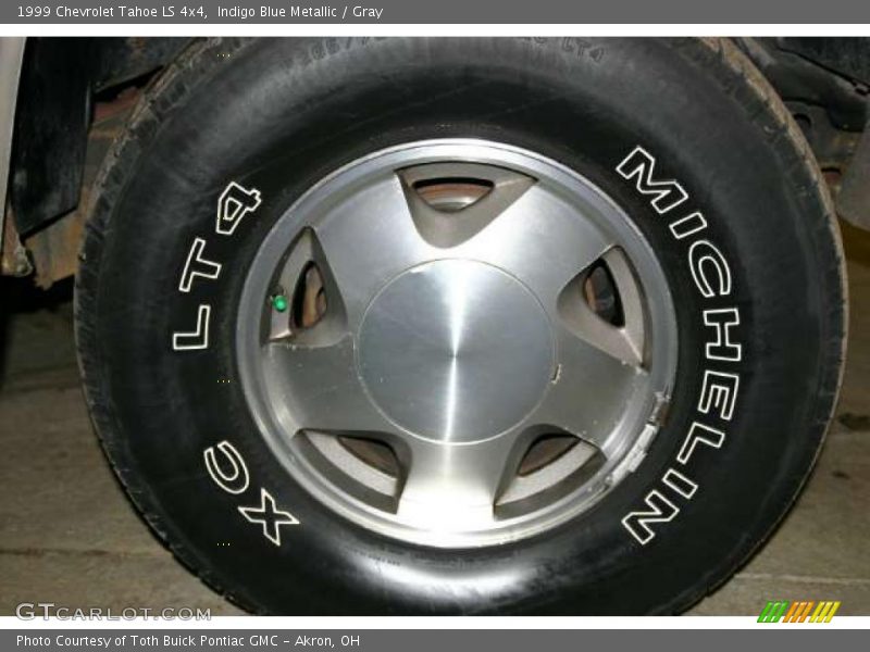 Indigo Blue Metallic / Gray 1999 Chevrolet Tahoe LS 4x4