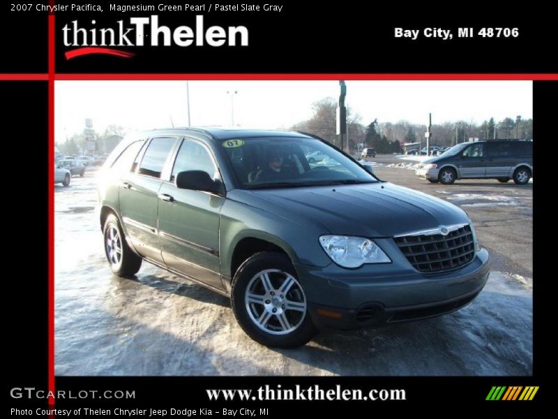 Magnesium Green Pearl / Pastel Slate Gray 2007 Chrysler Pacifica