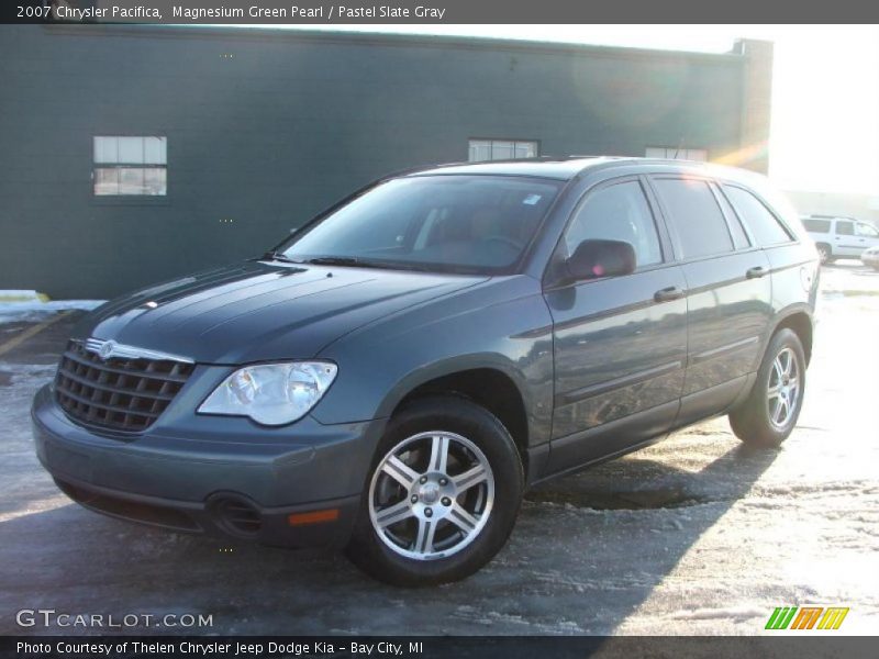 Magnesium Green Pearl / Pastel Slate Gray 2007 Chrysler Pacifica