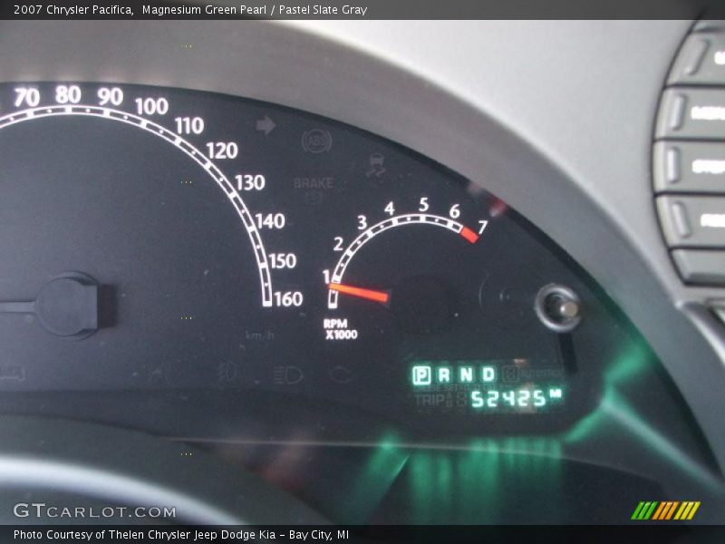 Magnesium Green Pearl / Pastel Slate Gray 2007 Chrysler Pacifica