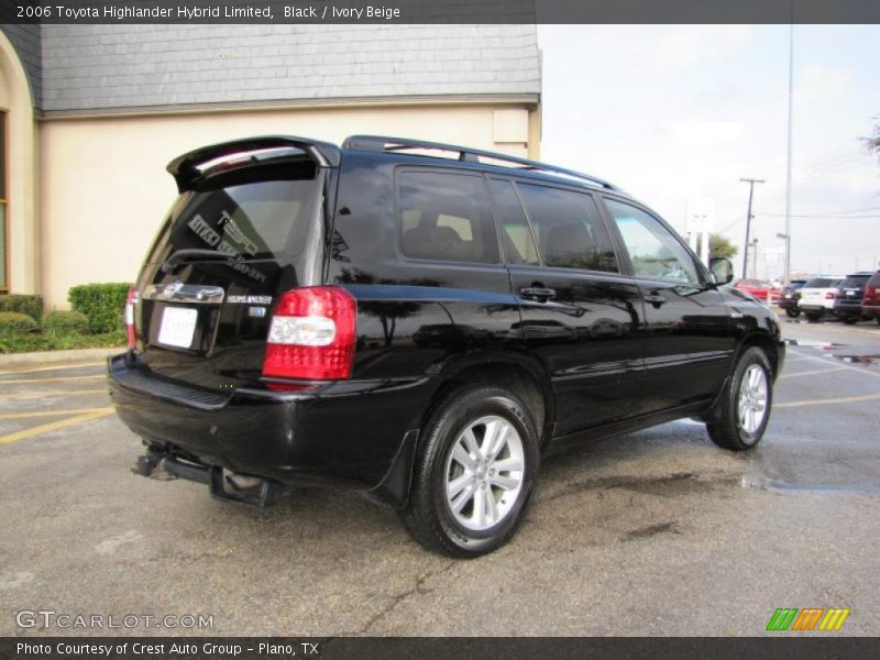 Black / Ivory Beige 2006 Toyota Highlander Hybrid Limited