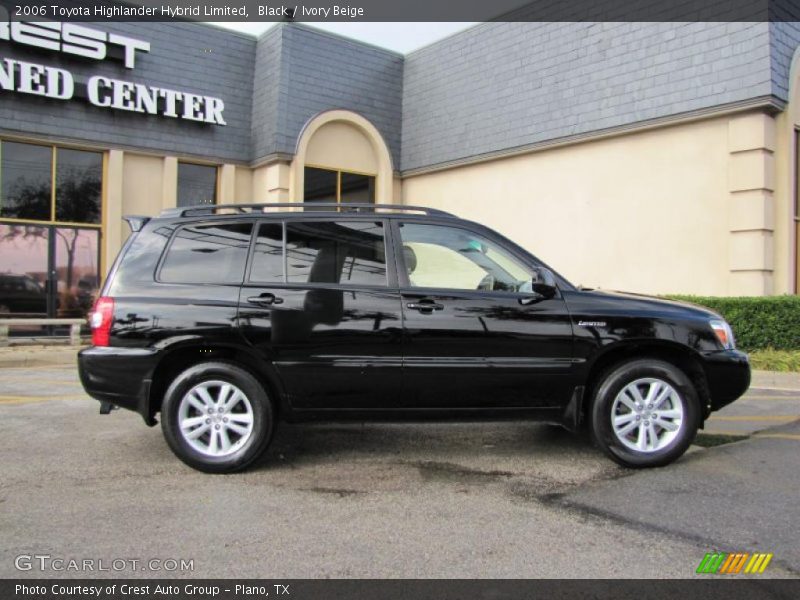 Black / Ivory Beige 2006 Toyota Highlander Hybrid Limited