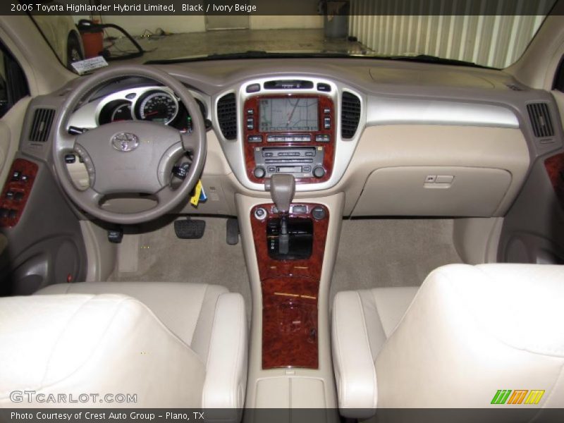 Black / Ivory Beige 2006 Toyota Highlander Hybrid Limited