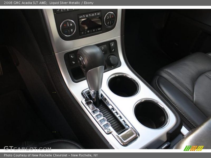 Liquid Silver Metallic / Ebony 2008 GMC Acadia SLT AWD