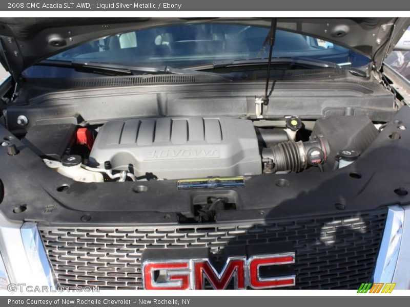Liquid Silver Metallic / Ebony 2008 GMC Acadia SLT AWD