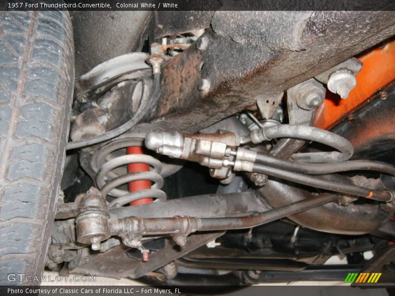 Colonial White / White 1957 Ford Thunderbird Convertible