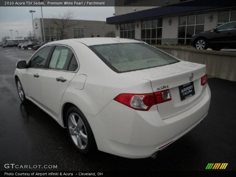 Premium White Pearl / Parchment 2010 Acura TSX Sedan