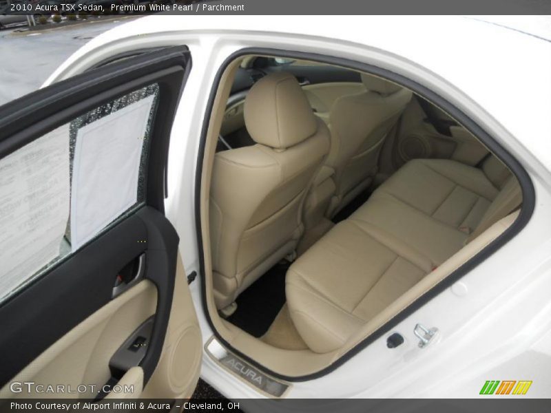 Premium White Pearl / Parchment 2010 Acura TSX Sedan