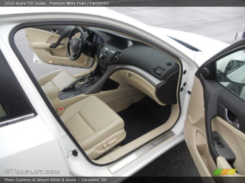 Premium White Pearl / Parchment 2010 Acura TSX Sedan