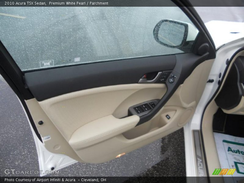 Premium White Pearl / Parchment 2010 Acura TSX Sedan