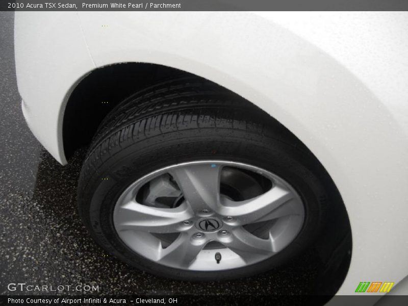 Premium White Pearl / Parchment 2010 Acura TSX Sedan