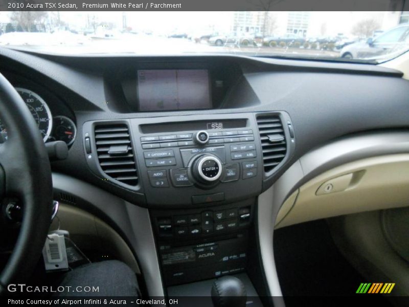 Premium White Pearl / Parchment 2010 Acura TSX Sedan