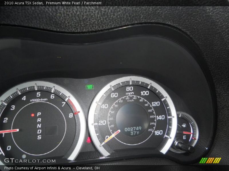 Premium White Pearl / Parchment 2010 Acura TSX Sedan