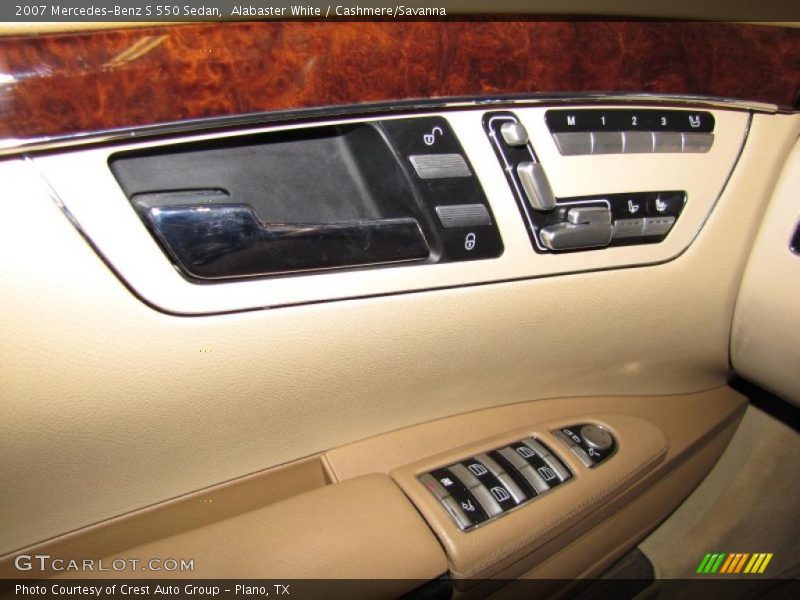 Alabaster White / Cashmere/Savanna 2007 Mercedes-Benz S 550 Sedan