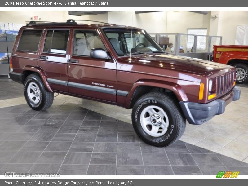 Sienna Pearlcoat / Camel 2001 Jeep Cherokee Sport 4x4