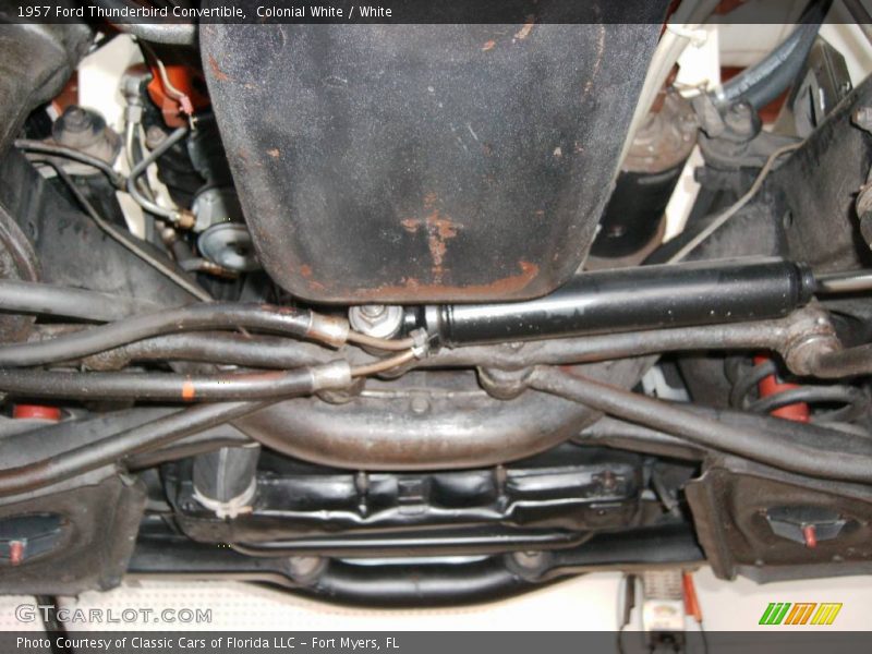 Colonial White / White 1957 Ford Thunderbird Convertible