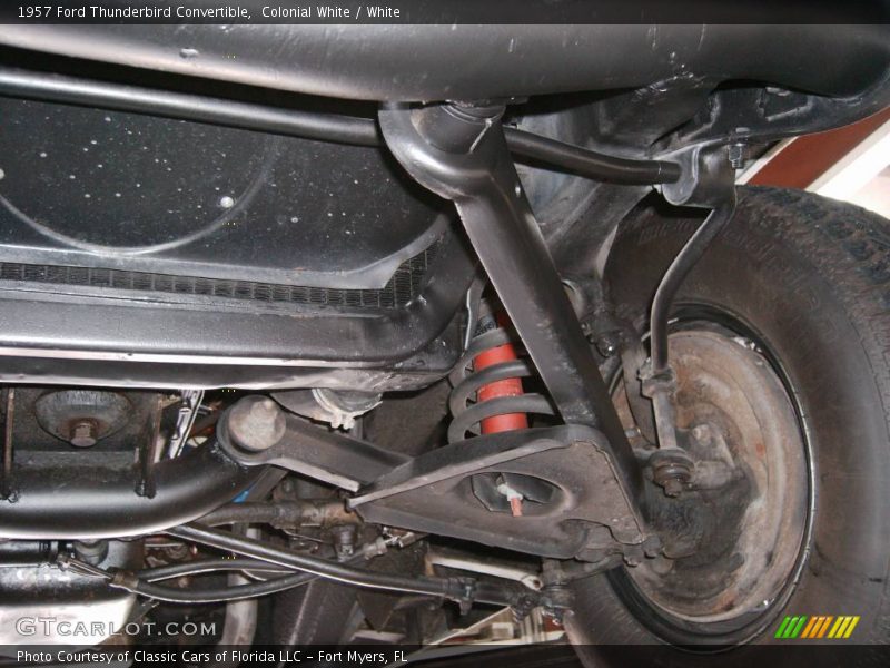 Colonial White / White 1957 Ford Thunderbird Convertible