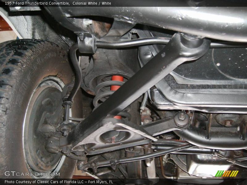 Colonial White / White 1957 Ford Thunderbird Convertible