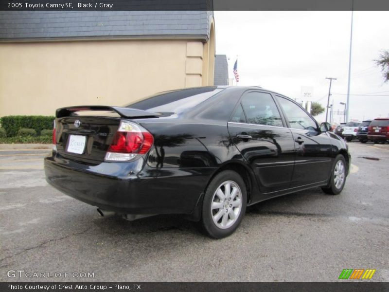 Black / Gray 2005 Toyota Camry SE