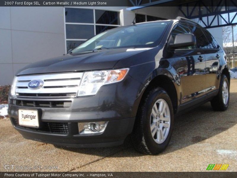 Carbon Metallic / Medium Light Stone 2007 Ford Edge SEL