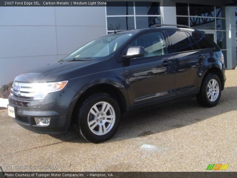 Carbon Metallic / Medium Light Stone 2007 Ford Edge SEL