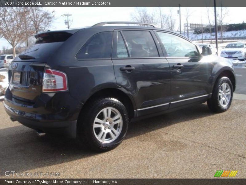 Carbon Metallic / Medium Light Stone 2007 Ford Edge SEL