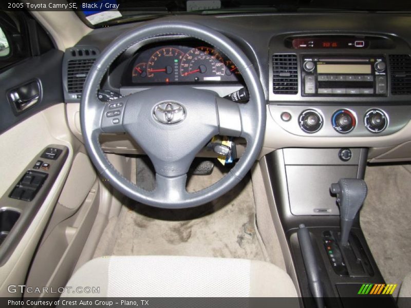 Black / Gray 2005 Toyota Camry SE