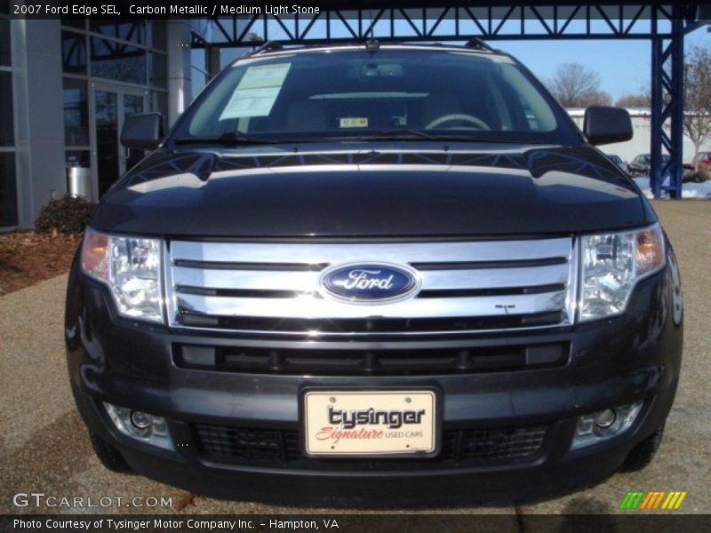 Carbon Metallic / Medium Light Stone 2007 Ford Edge SEL