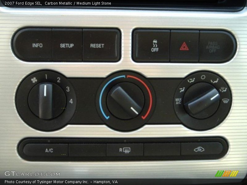 Carbon Metallic / Medium Light Stone 2007 Ford Edge SEL