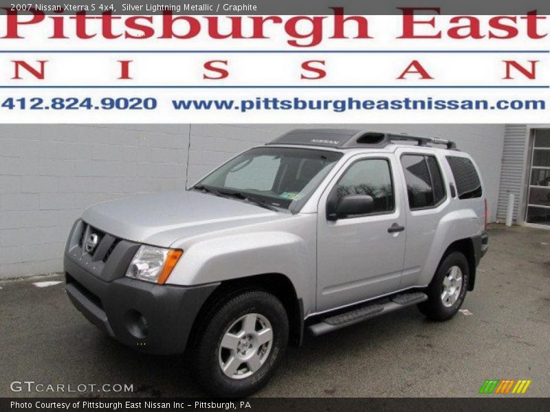 Silver Lightning Metallic / Graphite 2007 Nissan Xterra S 4x4