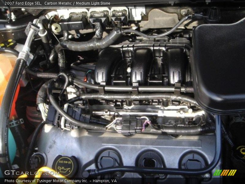 Carbon Metallic / Medium Light Stone 2007 Ford Edge SEL