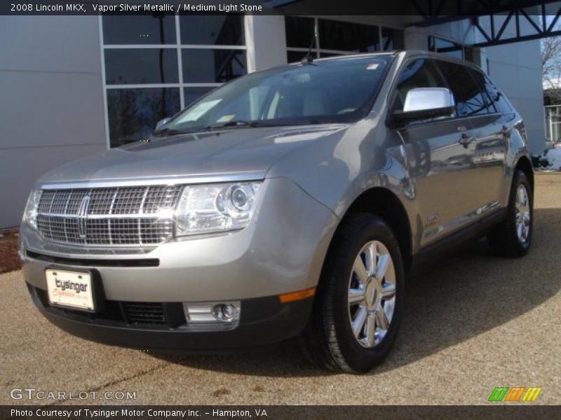 Vapor Silver Metallic / Medium Light Stone 2008 Lincoln MKX