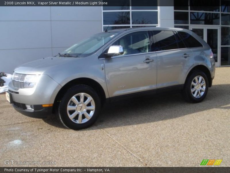 Vapor Silver Metallic / Medium Light Stone 2008 Lincoln MKX