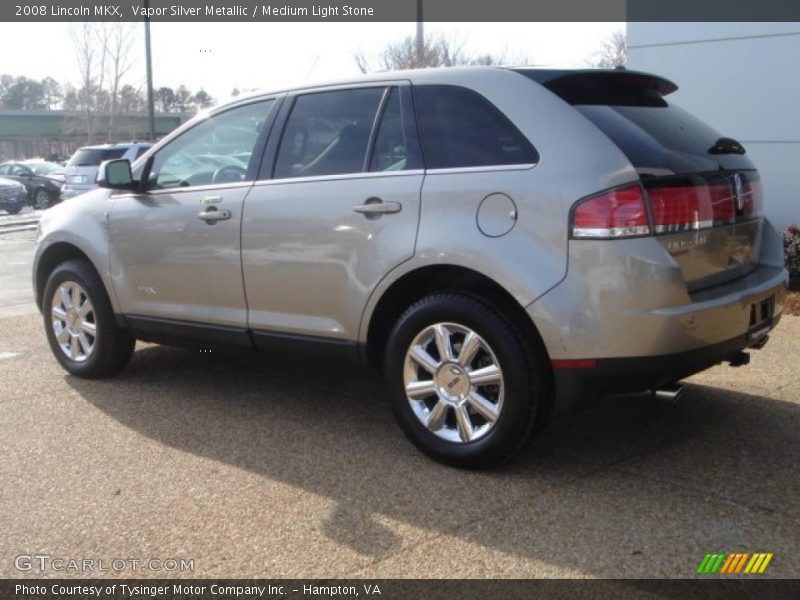 Vapor Silver Metallic / Medium Light Stone 2008 Lincoln MKX