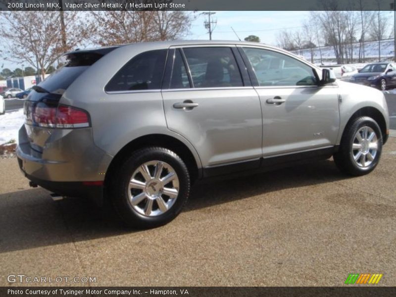 Vapor Silver Metallic / Medium Light Stone 2008 Lincoln MKX