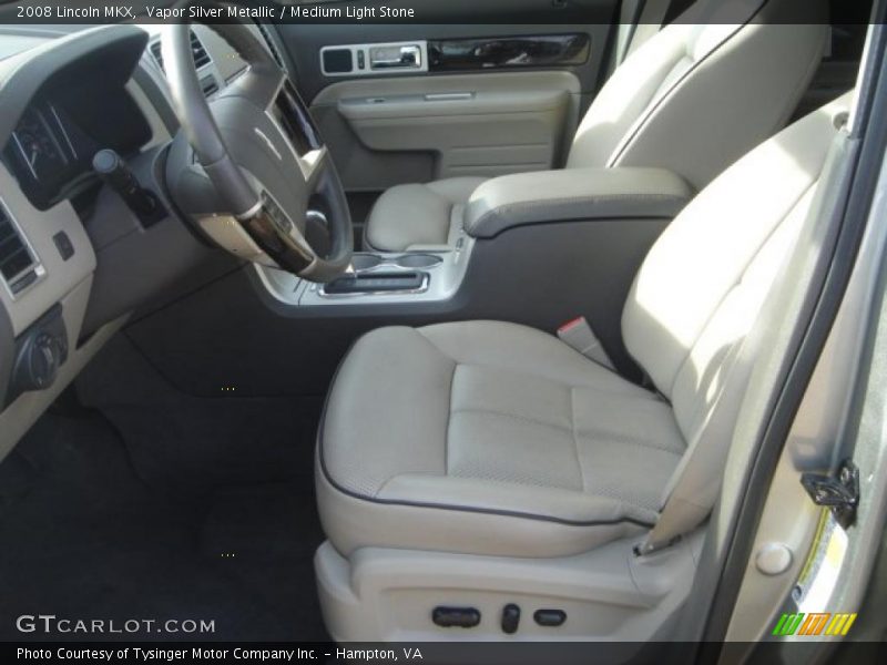 Vapor Silver Metallic / Medium Light Stone 2008 Lincoln MKX