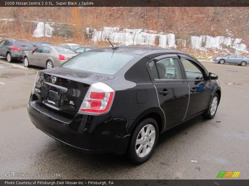 Super Black / Saddle 2008 Nissan Sentra 2.0 SL