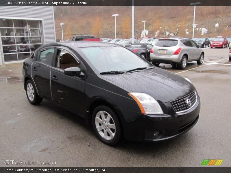 Super Black / Saddle 2008 Nissan Sentra 2.0 SL