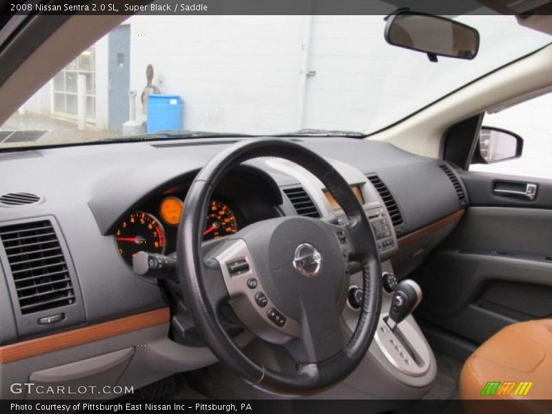 Super Black / Saddle 2008 Nissan Sentra 2.0 SL