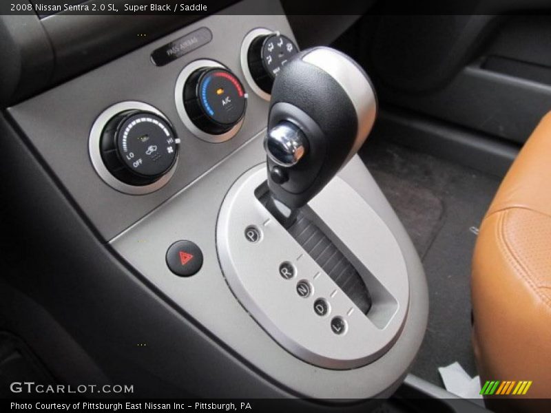 Super Black / Saddle 2008 Nissan Sentra 2.0 SL