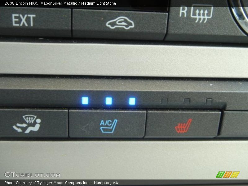 Vapor Silver Metallic / Medium Light Stone 2008 Lincoln MKX