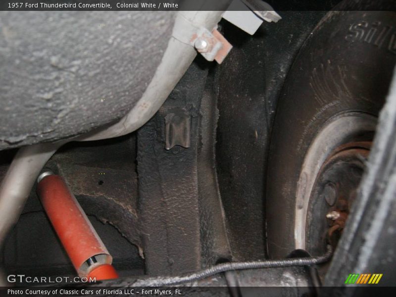 Colonial White / White 1957 Ford Thunderbird Convertible