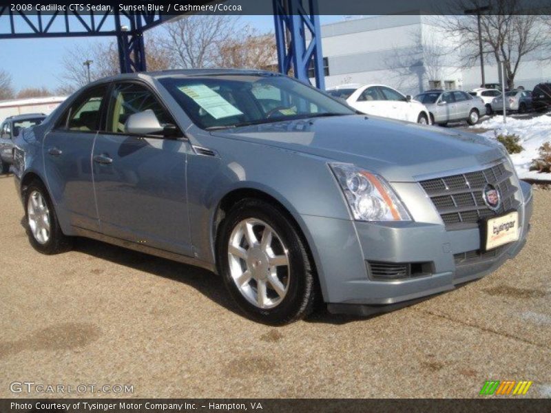 Front 3/4 View of 2008 CTS Sedan