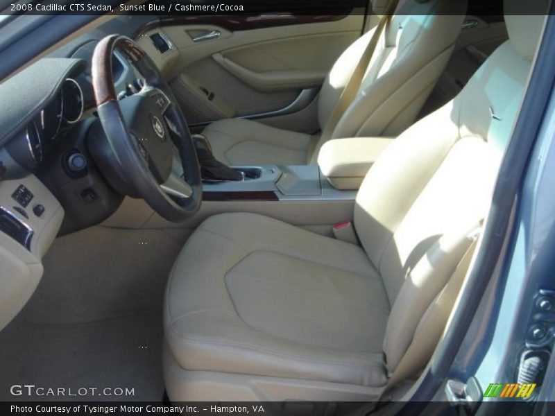  2008 CTS Sedan Cashmere/Cocoa Interior