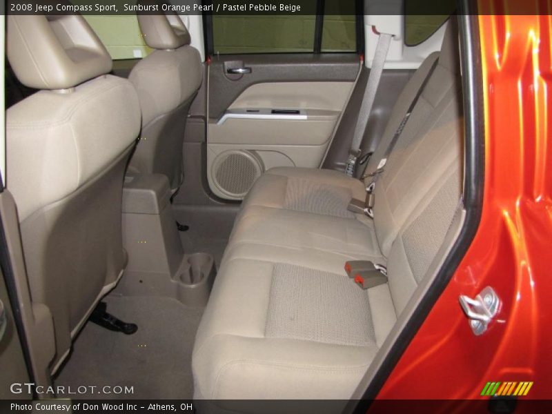 Sunburst Orange Pearl / Pastel Pebble Beige 2008 Jeep Compass Sport