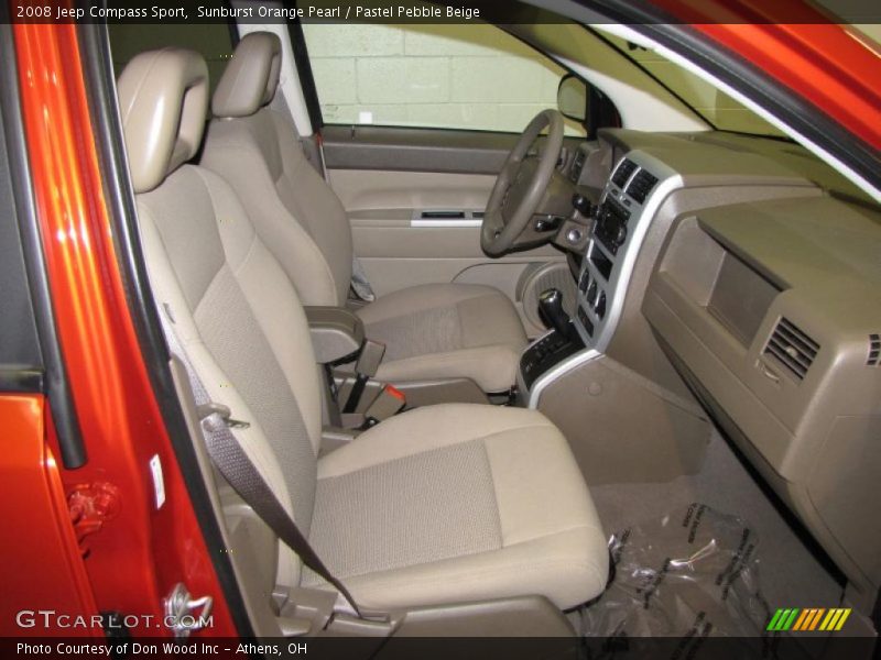 Sunburst Orange Pearl / Pastel Pebble Beige 2008 Jeep Compass Sport
