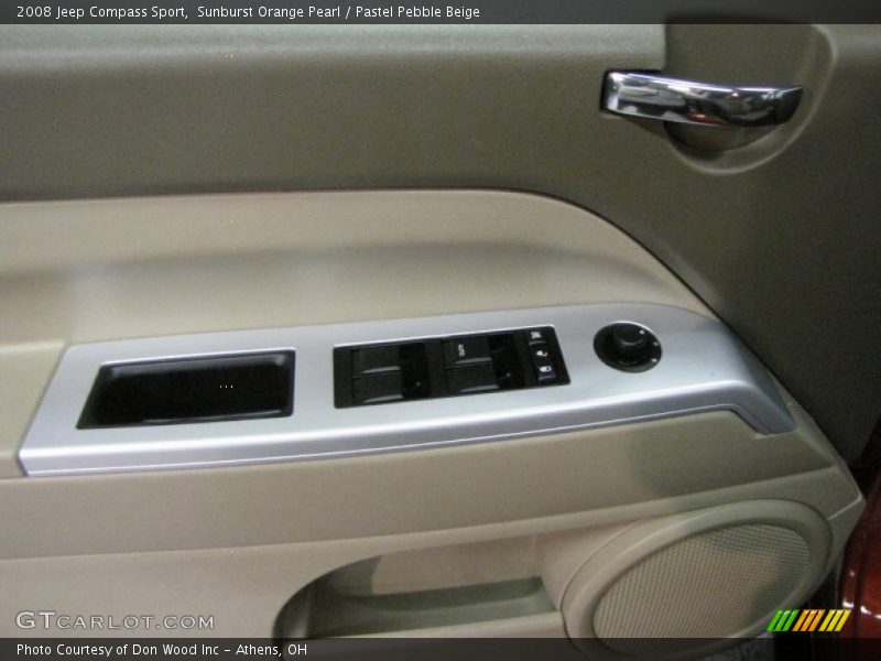 Sunburst Orange Pearl / Pastel Pebble Beige 2008 Jeep Compass Sport