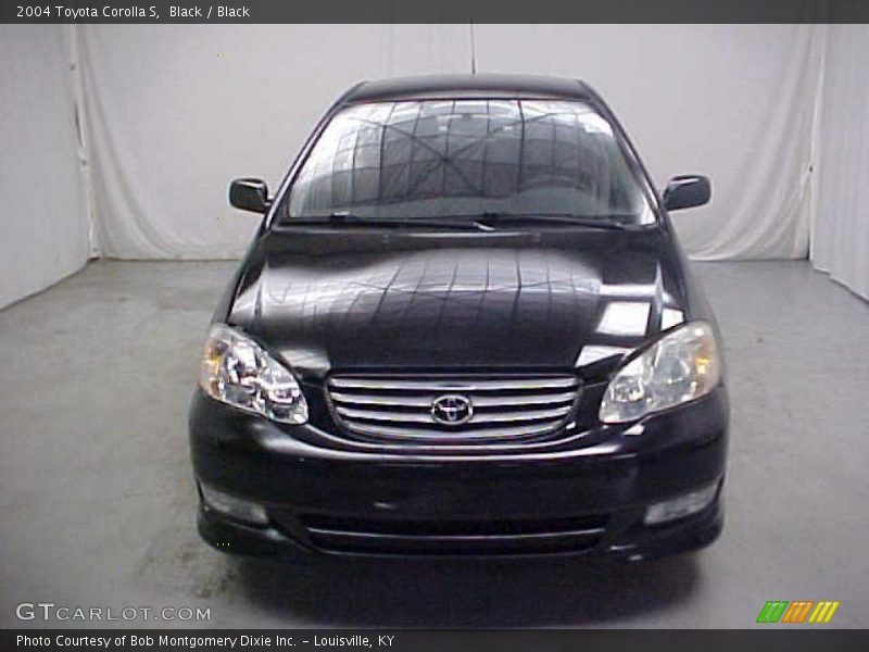 Black / Black 2004 Toyota Corolla S