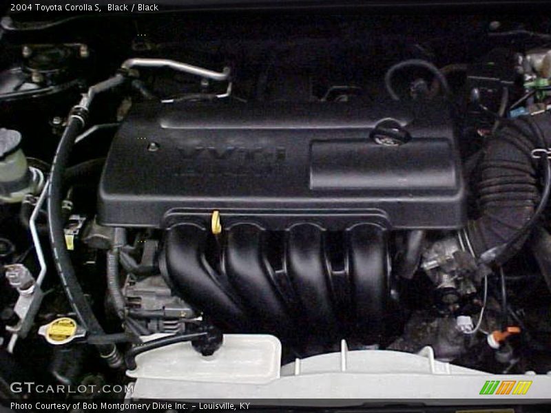 Black / Black 2004 Toyota Corolla S