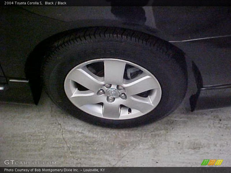 Black / Black 2004 Toyota Corolla S